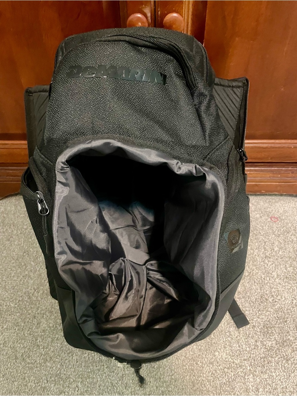 Black Men's Backpack with Padded Straps - Unbranded